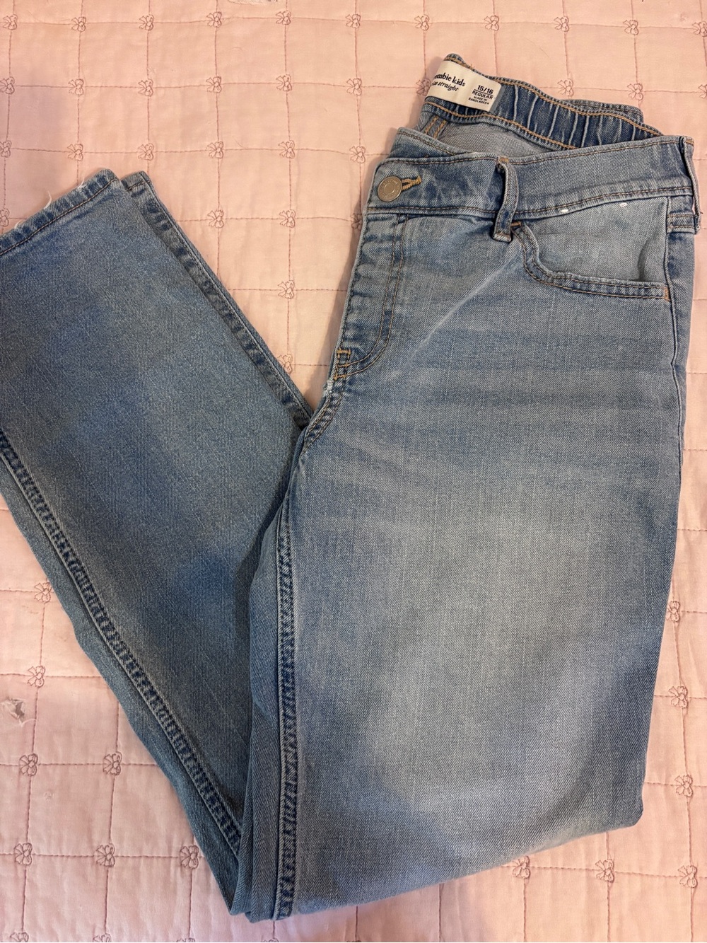 abercrombie kids Light Wash Skinny Jeans